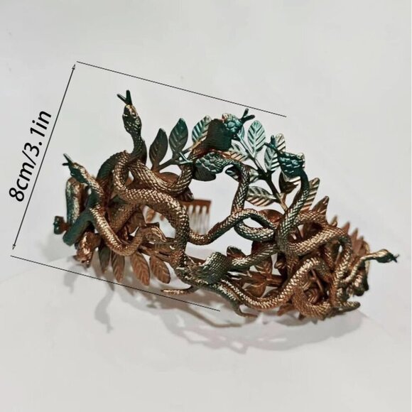 Greek Medusa Snake Headband for Women Halloween Cosplay Accessories